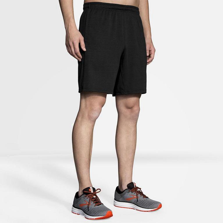 Brooks Rep 8 Mens Running Shorts Ireland Grey (ANMF-64850)